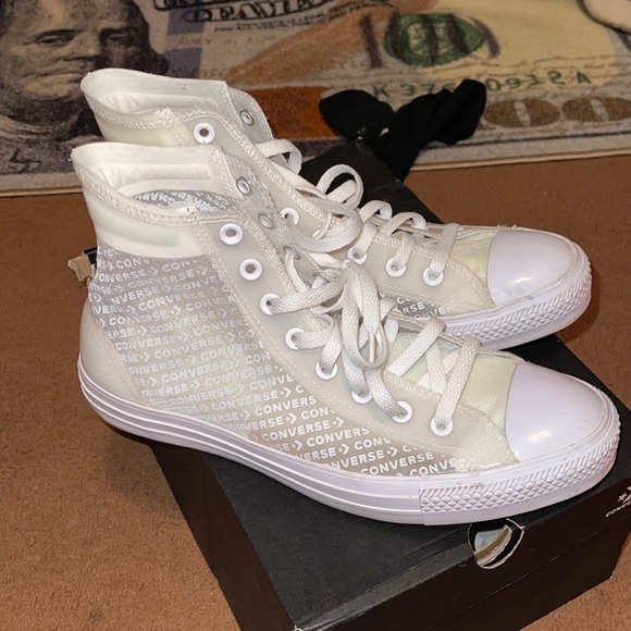 Converse white size 10 - Picture 1 of 3